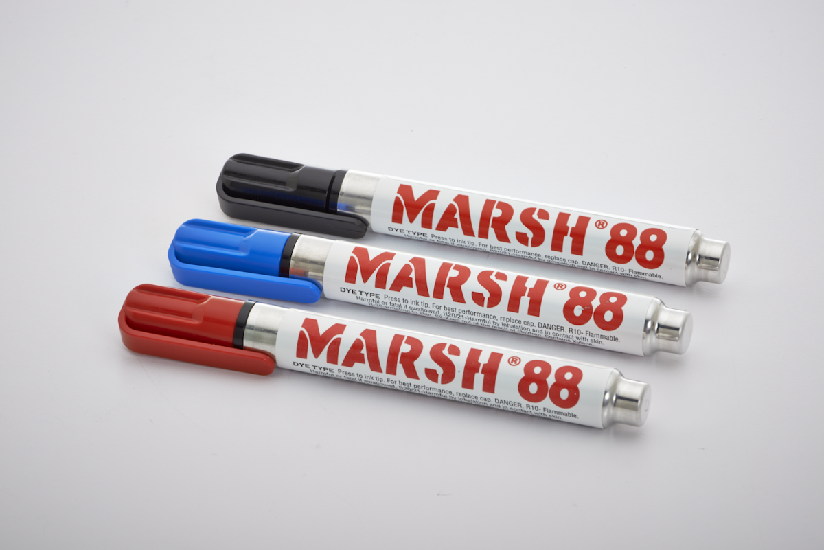 MARSH 88 DYE TYPE MARKERS BLUE