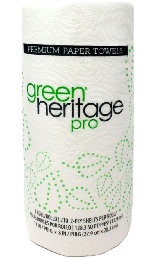 GREEN HERITAGE KITCHEN TOWEL (30/CS)