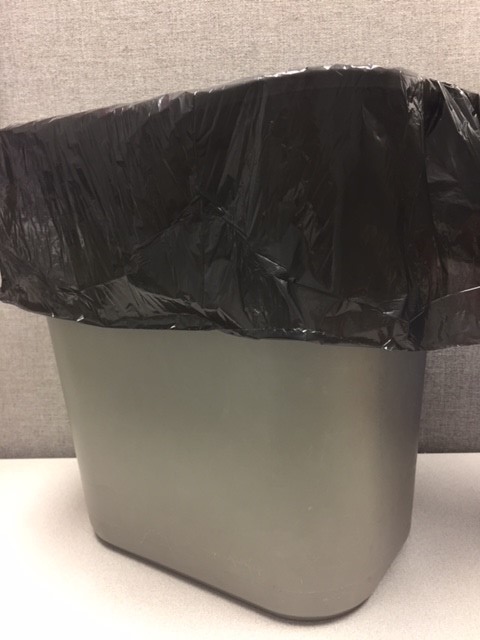 15 X 9 X 31  12-16 GAL BLACK TRASH LINER (1000/CS)