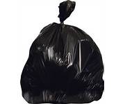 22 X 16 X 58 1.5 MIL 55-60 GAL BLACK TRASH BAGS (100/CS)